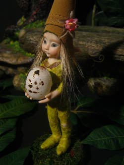 Ooak Fairie Pixie Tumimi and Egg